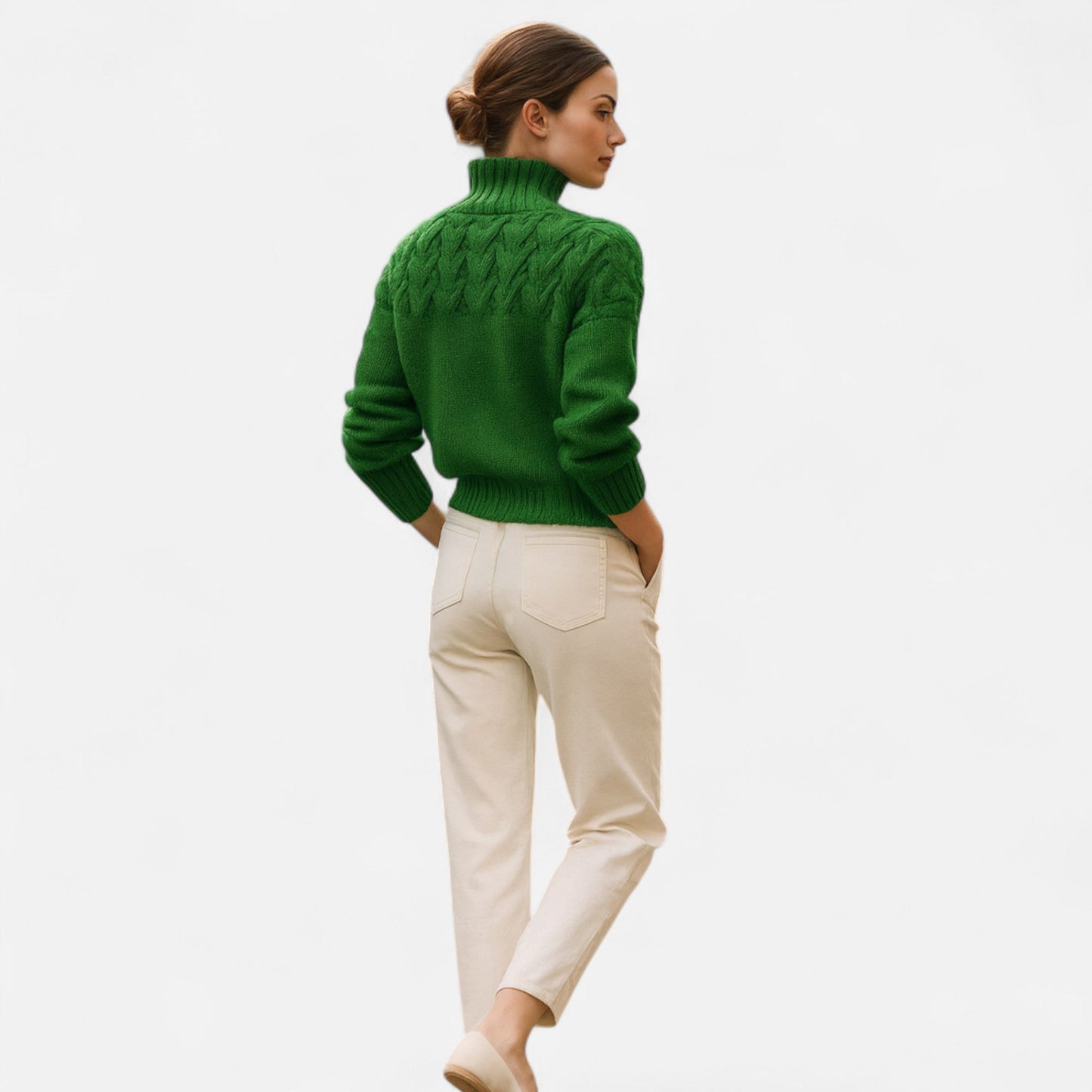 Old Monarchy | Women’s Lightweight Knit Turtleneck